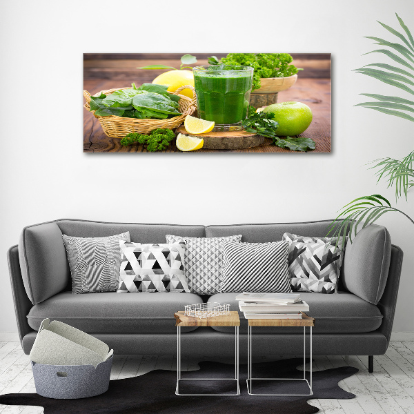 Wall art acrylic Green cocktail