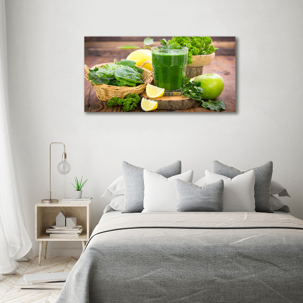 Wall art acrylic Green cocktail