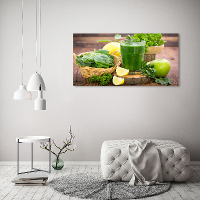 Wall art acrylic Green cocktail