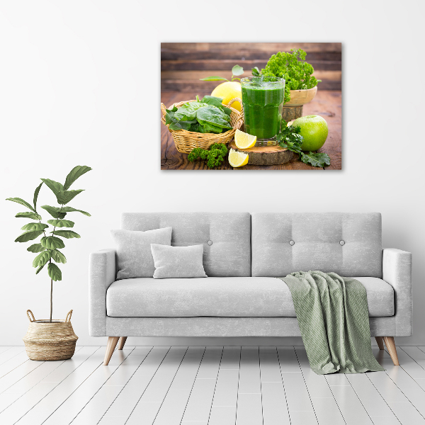 Wall art acrylic Green cocktail