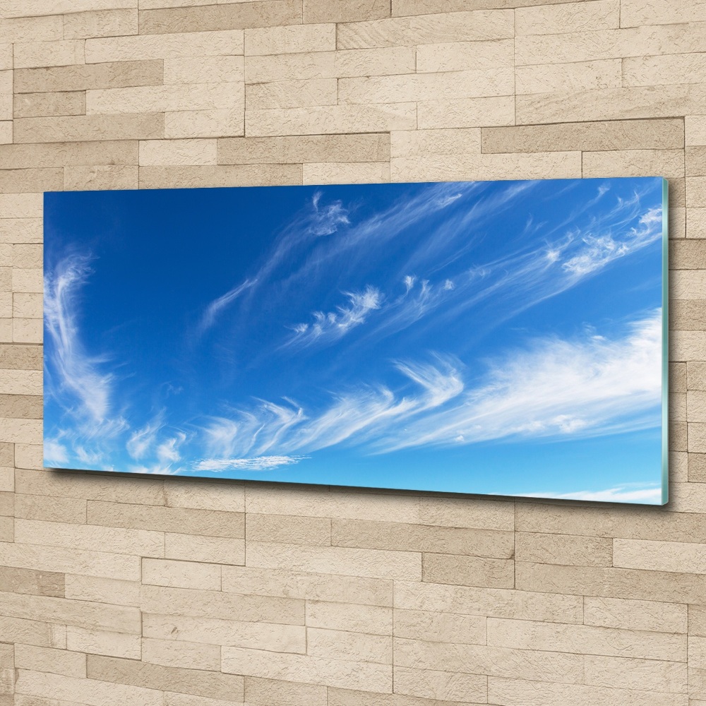 Acrylic wall art Blue sky