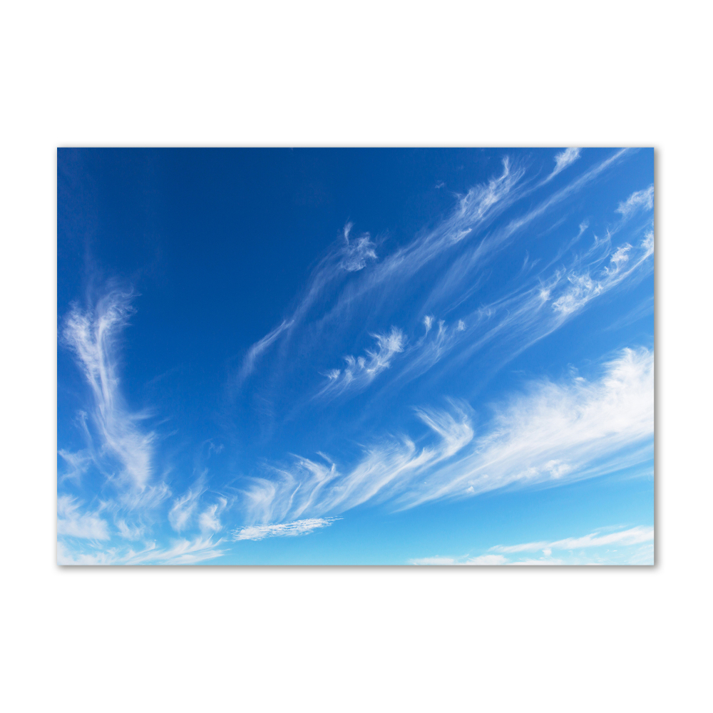 Acrylic wall art Blue sky