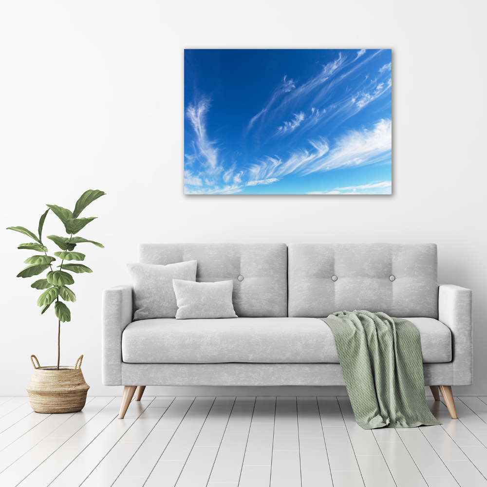 Acrylic wall art Blue sky