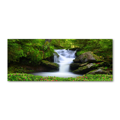 Wall art acrylic Waterfall in the forest