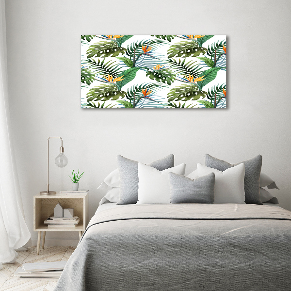 Acrylic print Tropical flowers