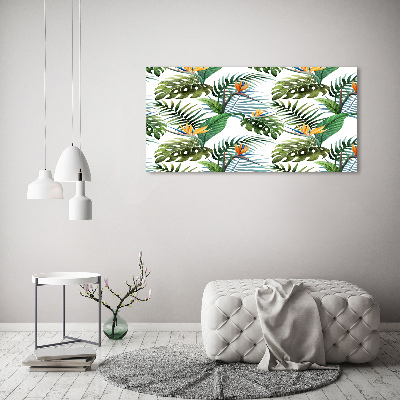 Acrylic print Tropical flowers