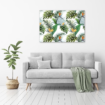 Acrylic print Tropical flowers