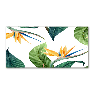 Print on acrylic Tropical flowers