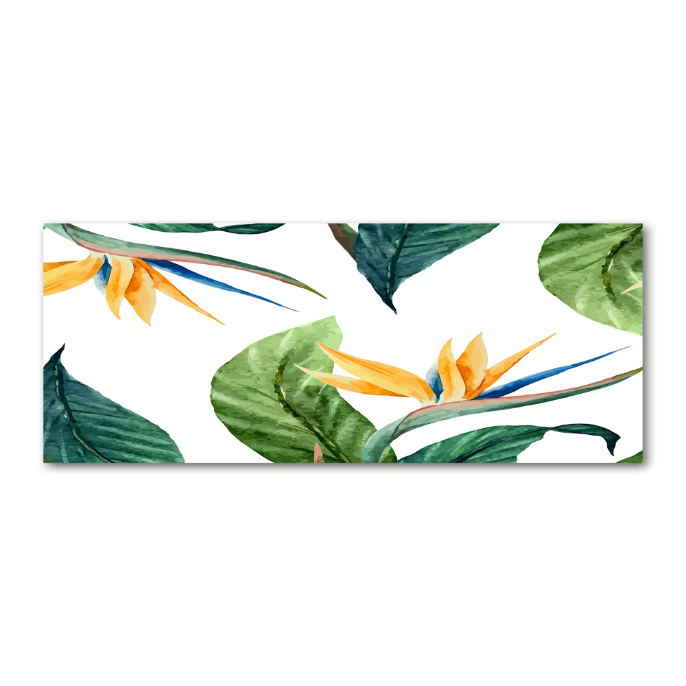 Print on acrylic Tropical flowers