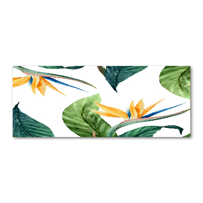 Print on acrylic Tropical flowers