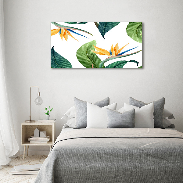 Print on acrylic Tropical flowers