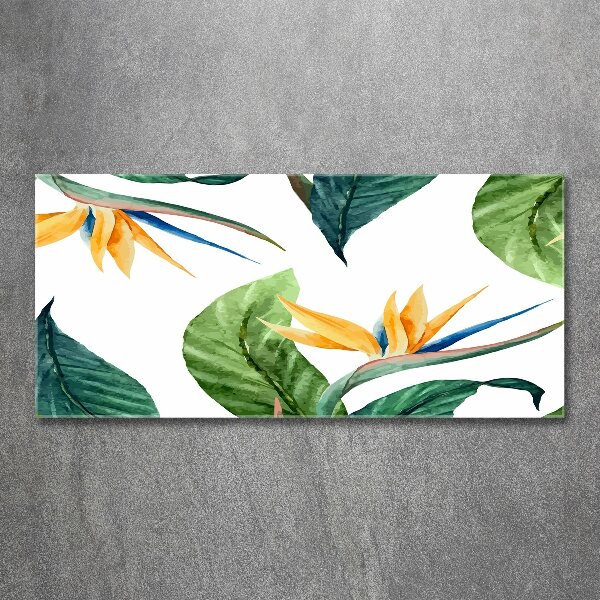 Print on acrylic Tropical flowers