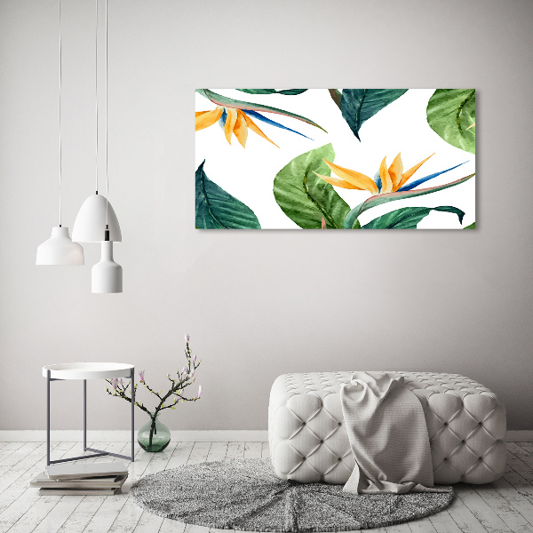 Print on acrylic Tropical flowers