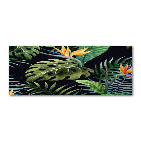 Print on acrylic Tropical flowers