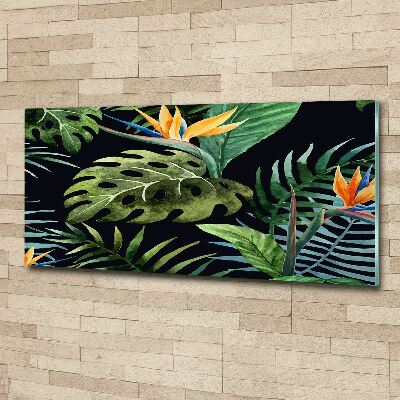 Print on acrylic Tropical flowers