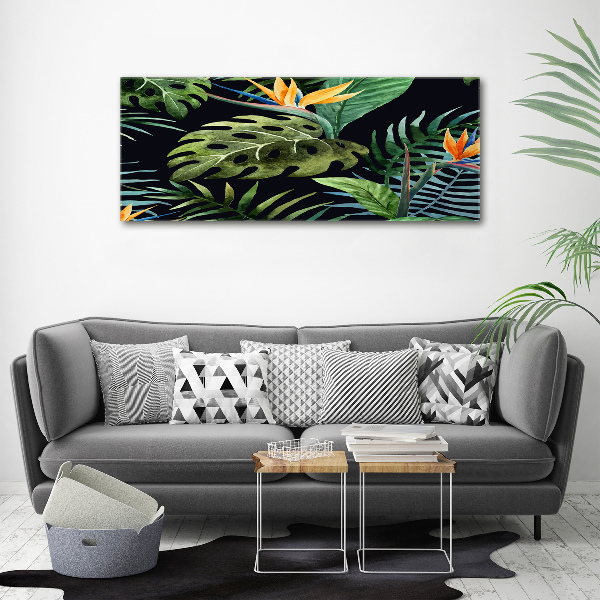 Print on acrylic Tropical flowers