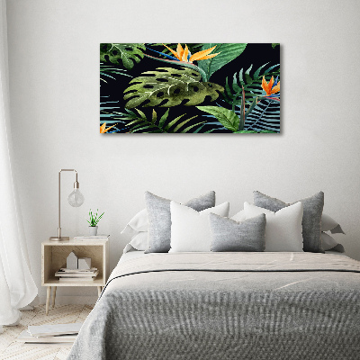 Print on acrylic Tropical flowers