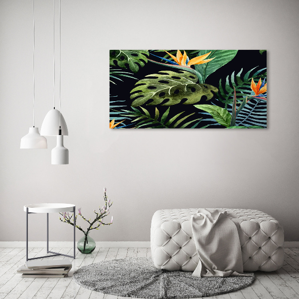 Print on acrylic Tropical flowers