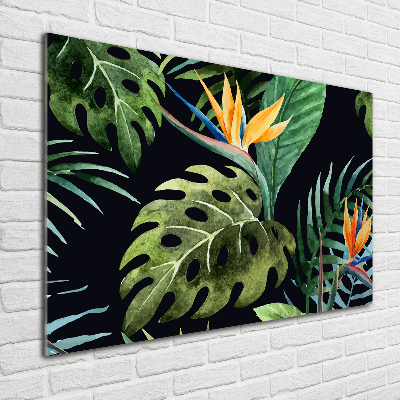 Print on acrylic Tropical flowers