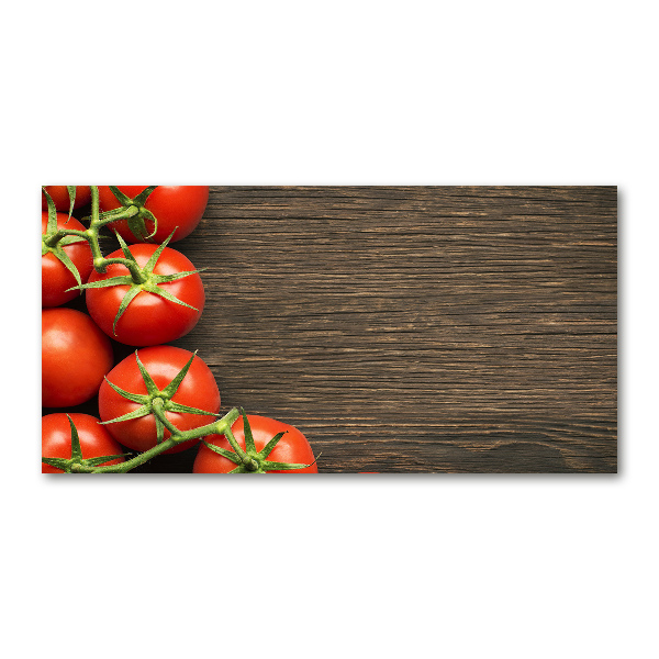 Print on acrylic Tomatoes on wood