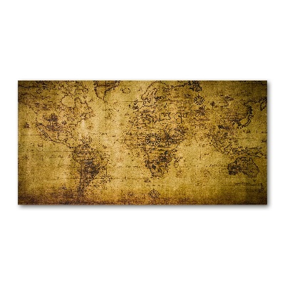 Acrylic print Old map of the world