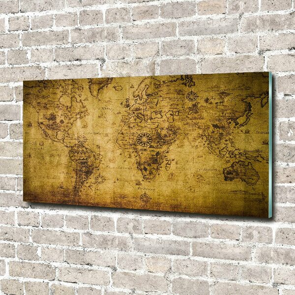 Acrylic print Old map of the world