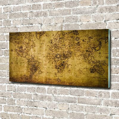 Acrylic print Old map of the world