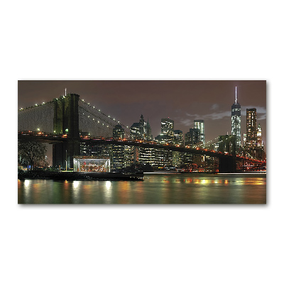 Acrylic wall art New York at night