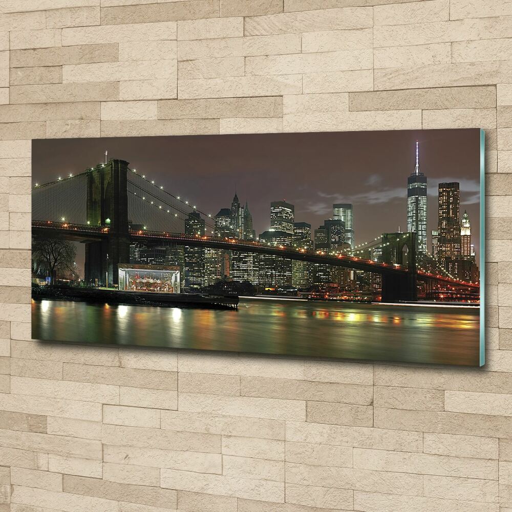 Acrylic wall art New York at night