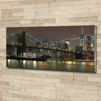 Acrylic wall art New York at night