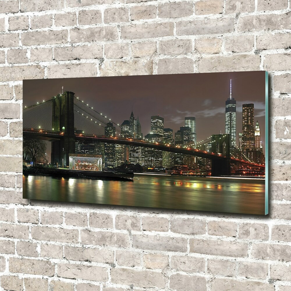 Acrylic wall art New York at night