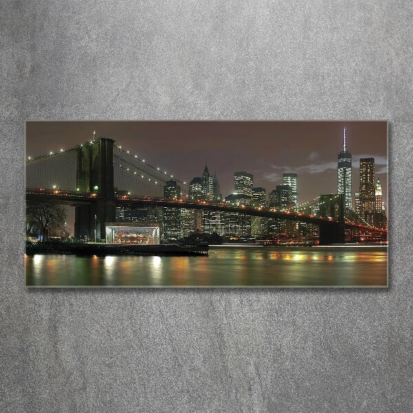 Acrylic wall art New York at night