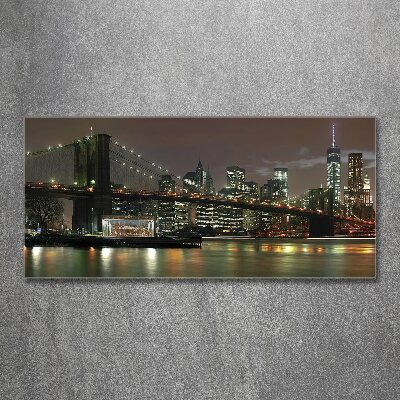 Acrylic wall art New York at night