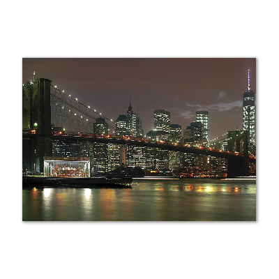 Acrylic wall art New York at night