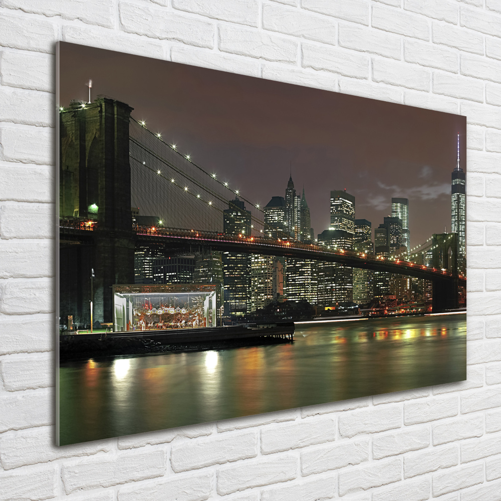 Acrylic wall art New York at night