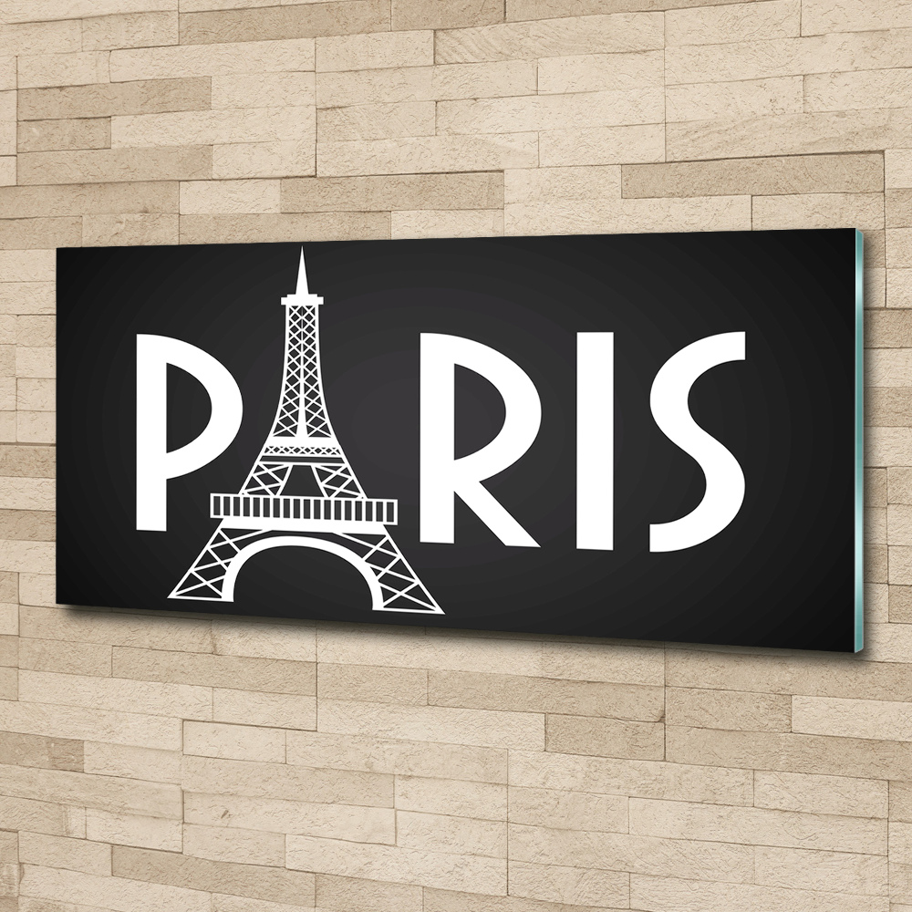 Wall art acrylic Paris