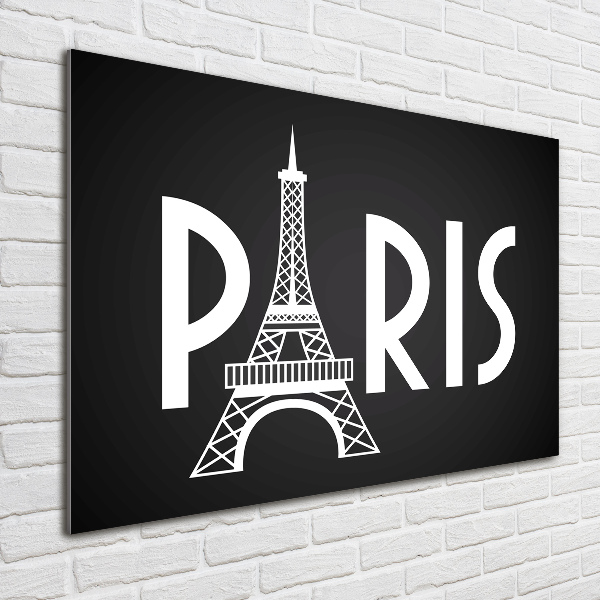 Wall art acrylic Paris