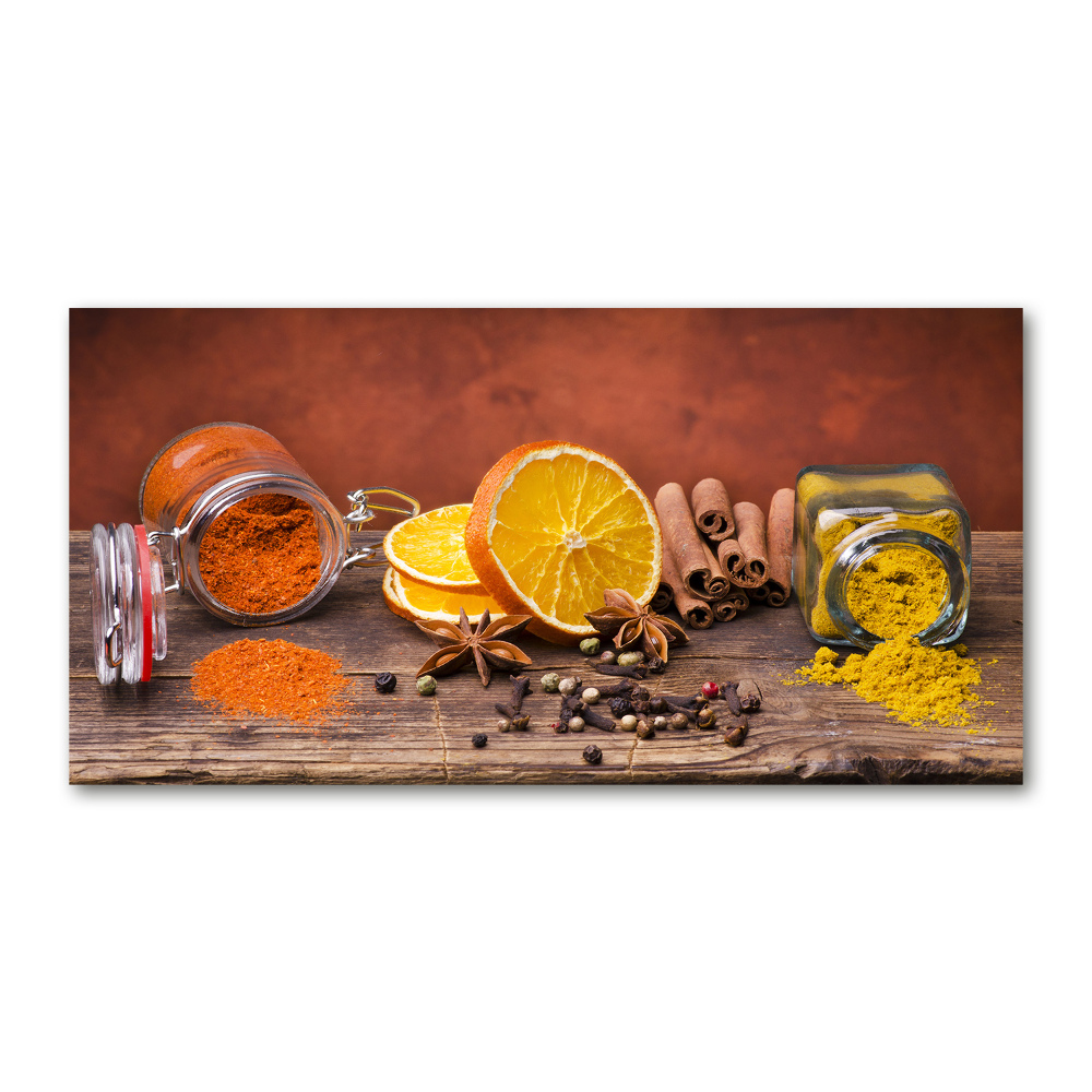 Wall art acrylic A mixture of spices