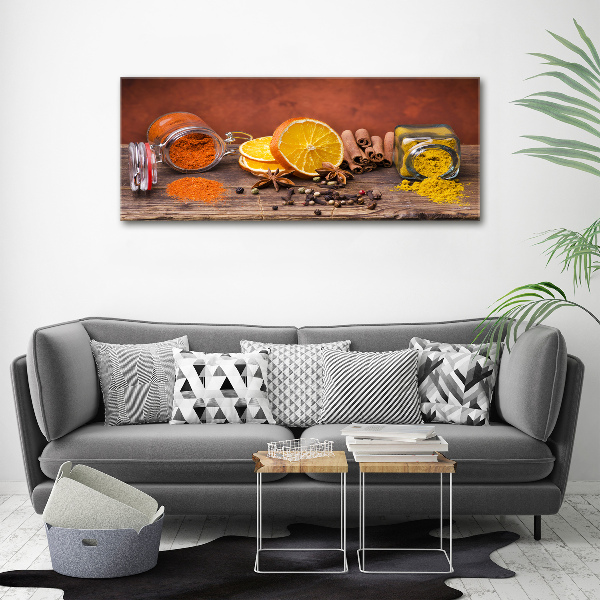 Wall art acrylic A mixture of spices