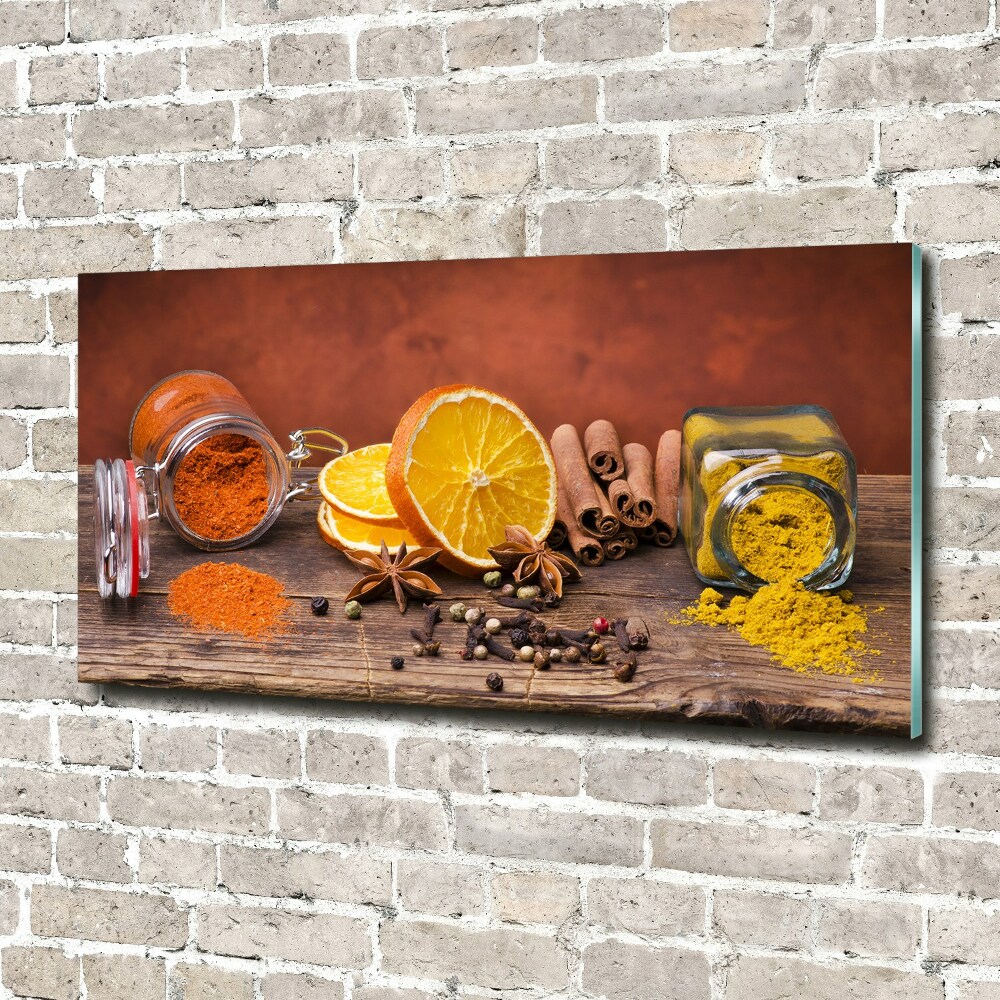 Wall art acrylic A mixture of spices