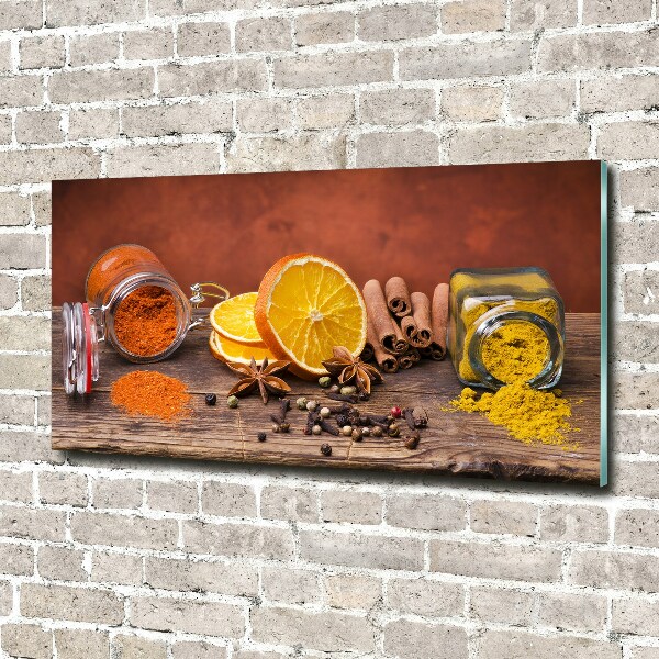 Wall art acrylic A mixture of spices