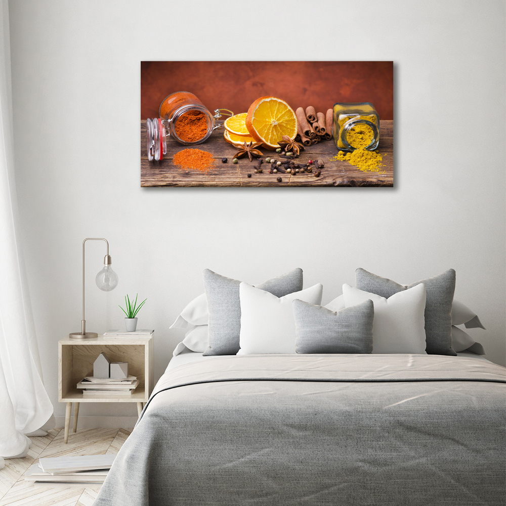 Wall art acrylic A mixture of spices