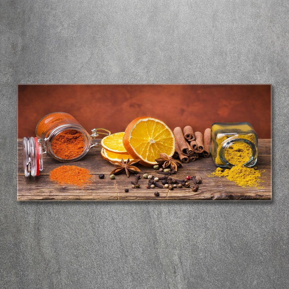 Wall art acrylic A mixture of spices