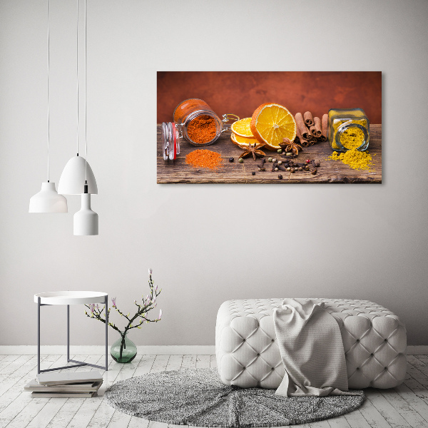 Wall art acrylic A mixture of spices