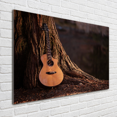 Print on acrylic Acoustic guitar