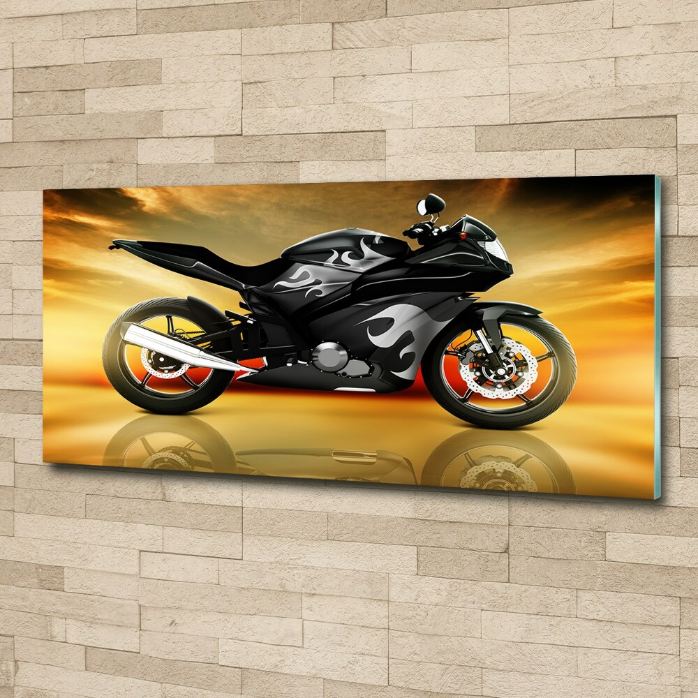 Wall art acrylic Motorbike