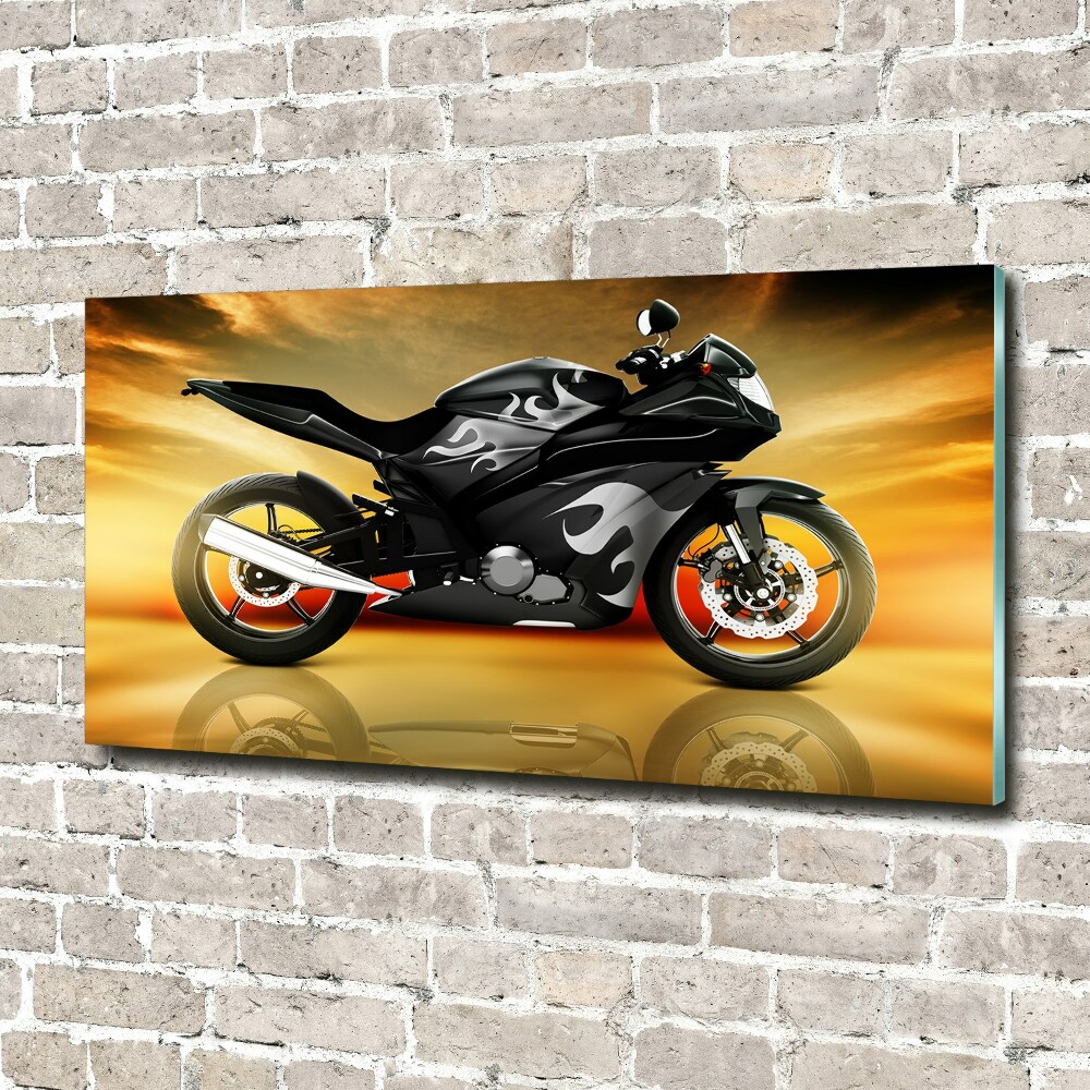 Wall art acrylic Motorbike