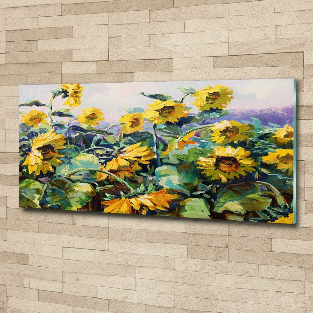 Print on acrylic Sunflowers