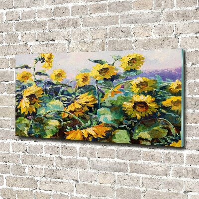 Print on acrylic Sunflowers