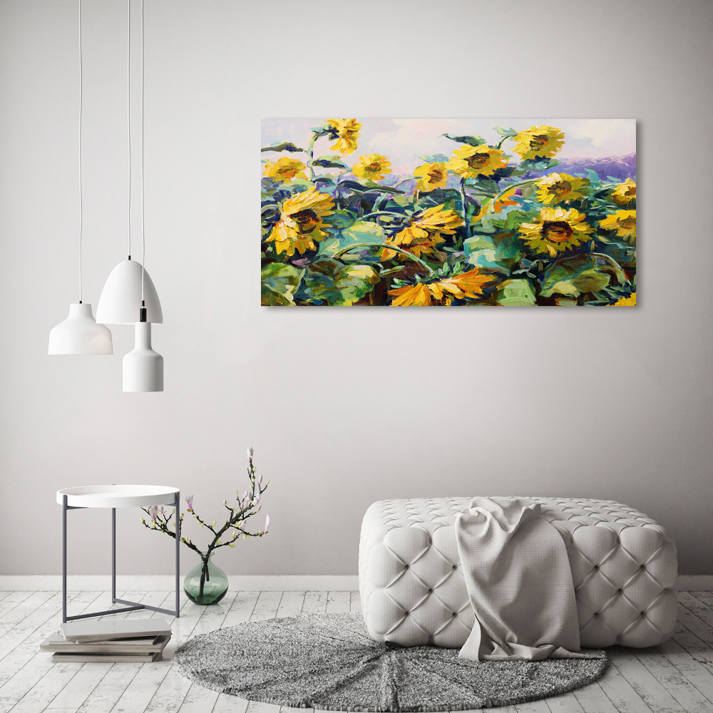 Print on acrylic Sunflowers